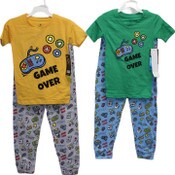 Wholesale - 2pc "GAME OVER" BOYS SLEEP SET (2 ASST PRINTS -SIZE: 2T,3T,4T), UPC: 636458336363